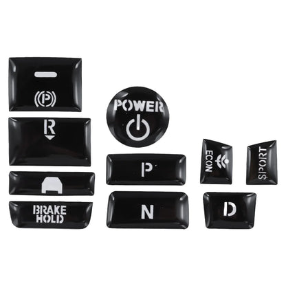 Rubber Handbrake Parking Button Cap Cover Decal for Accord