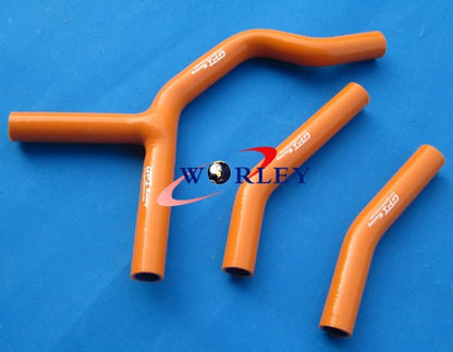 Silicone Radiator Hose for KTM 250SX 2003–2006 (Orange)