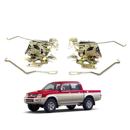 Front Door Lock Latch Set for Mitsubishi Triton Strada L200 1996-2006