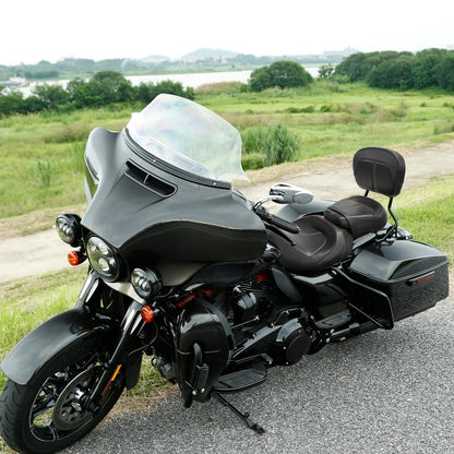 Driver & Passenger Backrest Pad for Harley Road King Glide (2009-2023)
