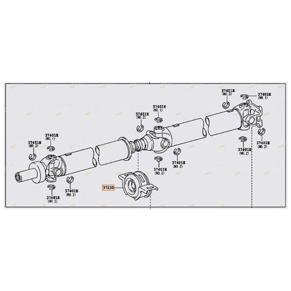 Driveshaft Centre Bearing for Hilux 4x4 (2005–2015)