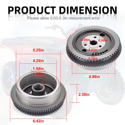 Flywheel Rotor for Polaris Sportsman 800 Ranger 800 RZR 800 (2008–2014)