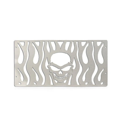 Skull Radiator Grill Guard Cover for Honda GL1500 (All Years) Stainless