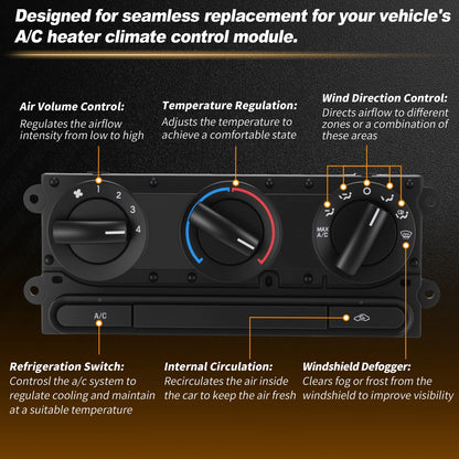 A/C Heater Climate Control Module 599-172 for Ford F-150 (2005–2008)