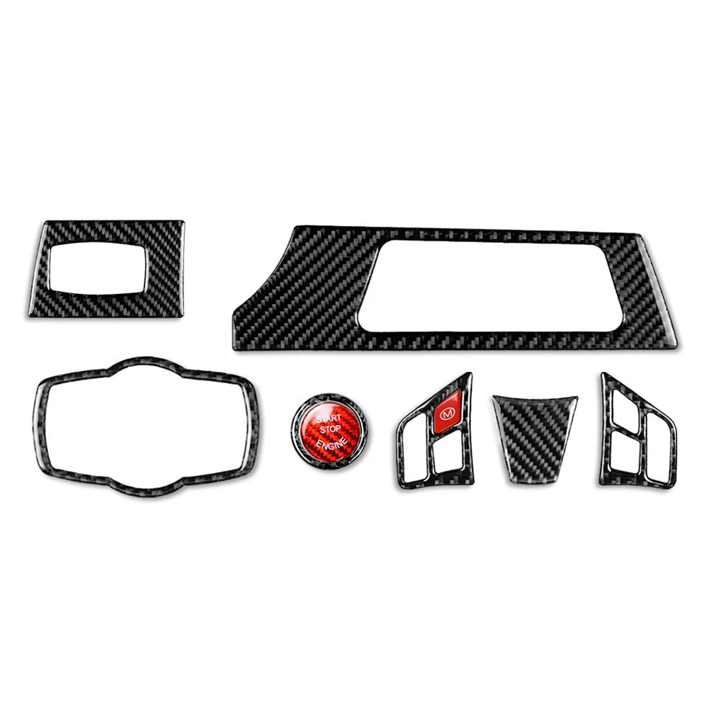 Red Steering Wheel M Mode Button Cover for BMW 3 Series M3 (2007–2013)