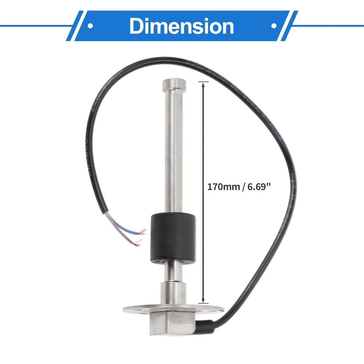 Fuel Sending Unit and Gauge Kit 0-190 Ohm for Boat Car Truck