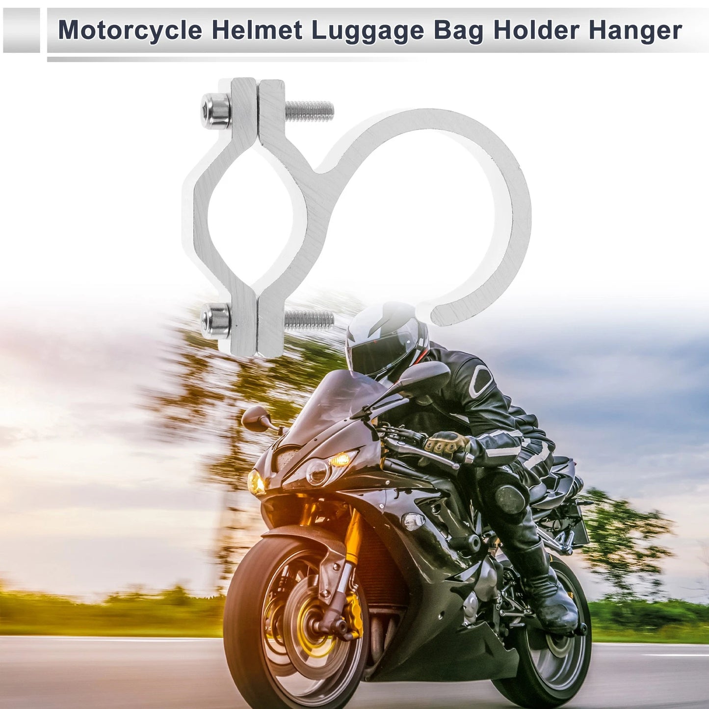 Arc Aluminum Alloy Hanging Hook for Motorcycle (Hexagon Wrench Gasket)