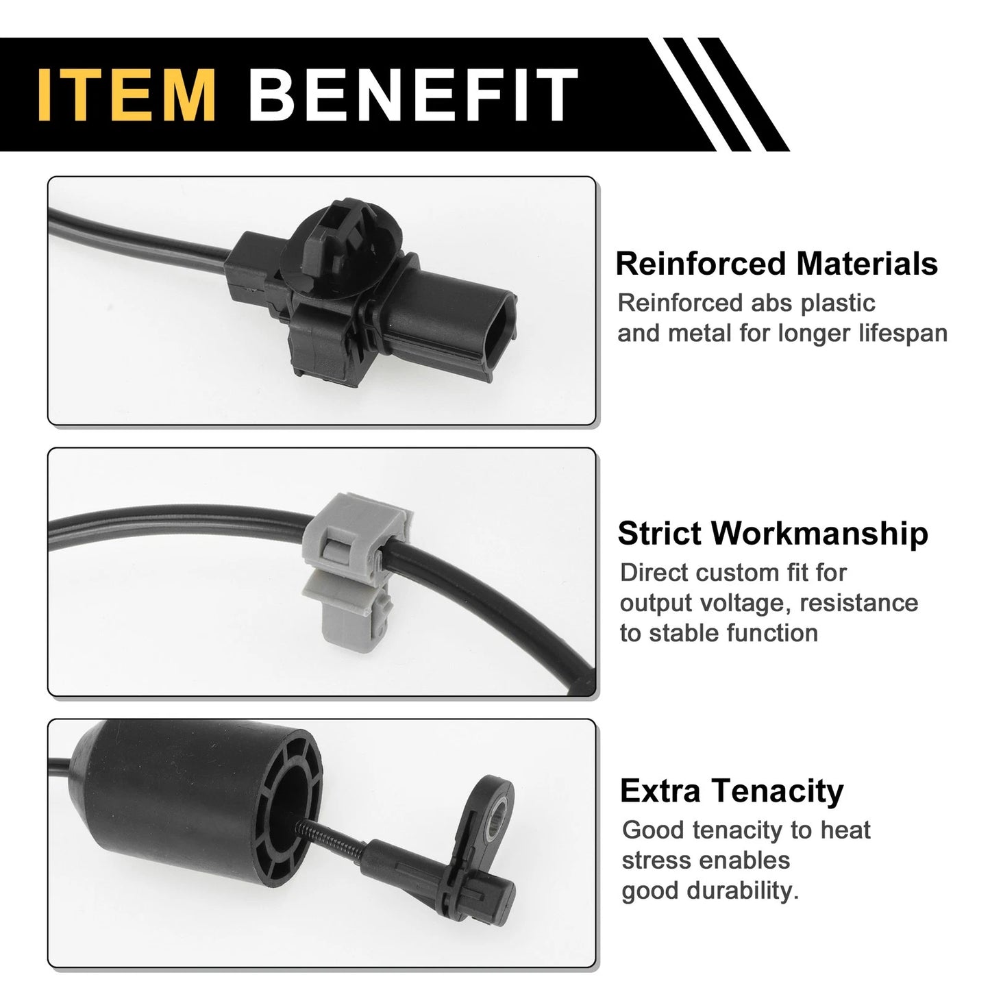 ABS Wheel Speed Sensor No. 57470T5R003 for Honda Fit (2015–2020)