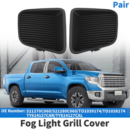 Set of 2 Fog Light Grilles No.521270C060 for Toyota Tundra