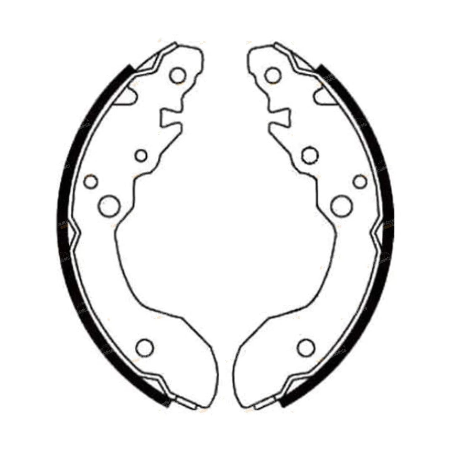 Rear Brake Shoe Set for Suzuki Vitara SE416 SWB 2Door 1994-1998
