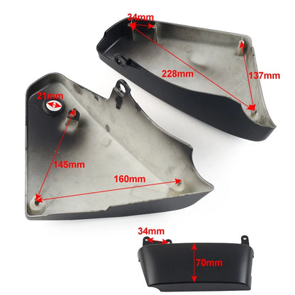 Battery Side Fairing Covers for Kawasaki Vulcan VN900 (2006–2020) Black