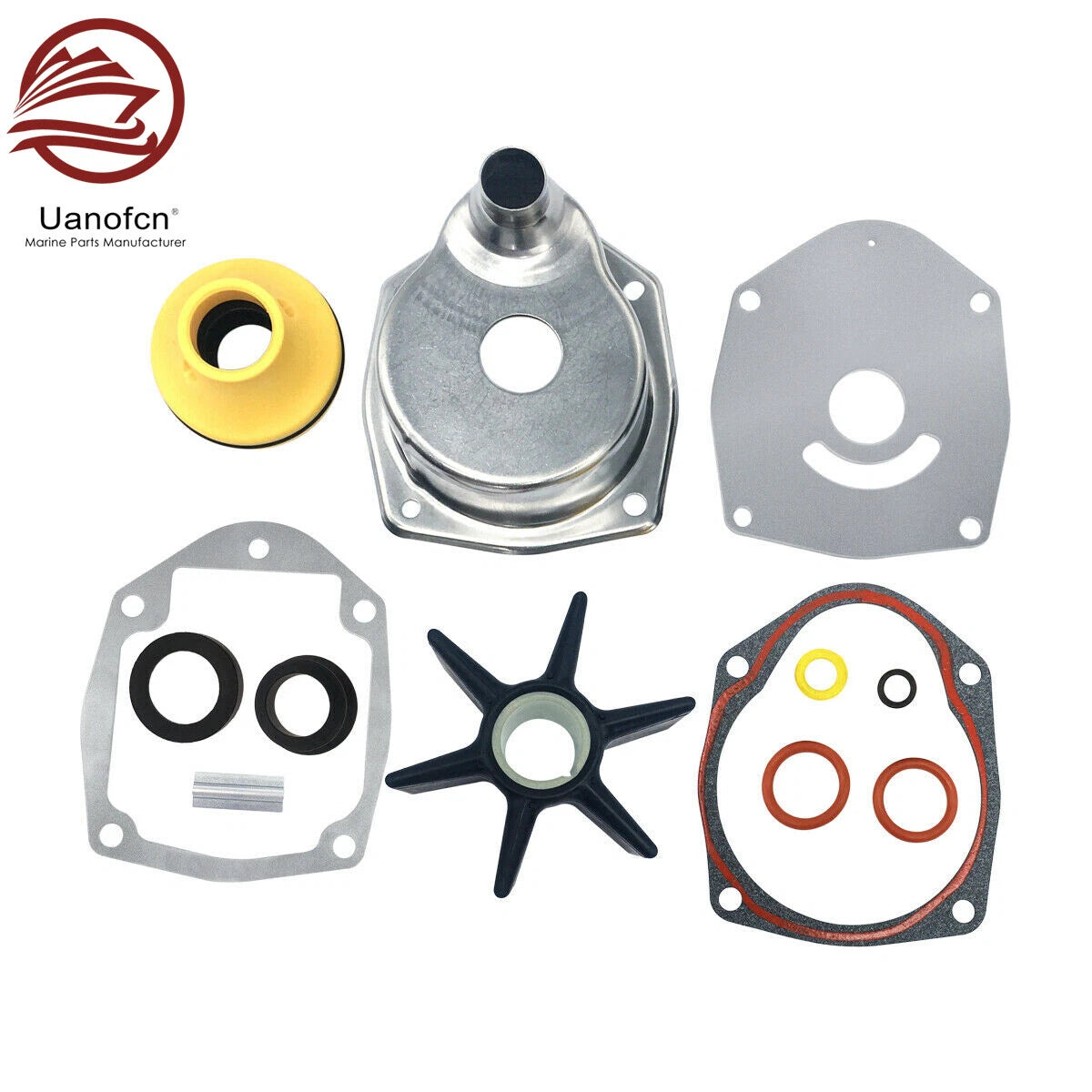 Water Pump Impeller Service Kit for MerCruiser Alpha 1 Gen 2 (1983–1990)
