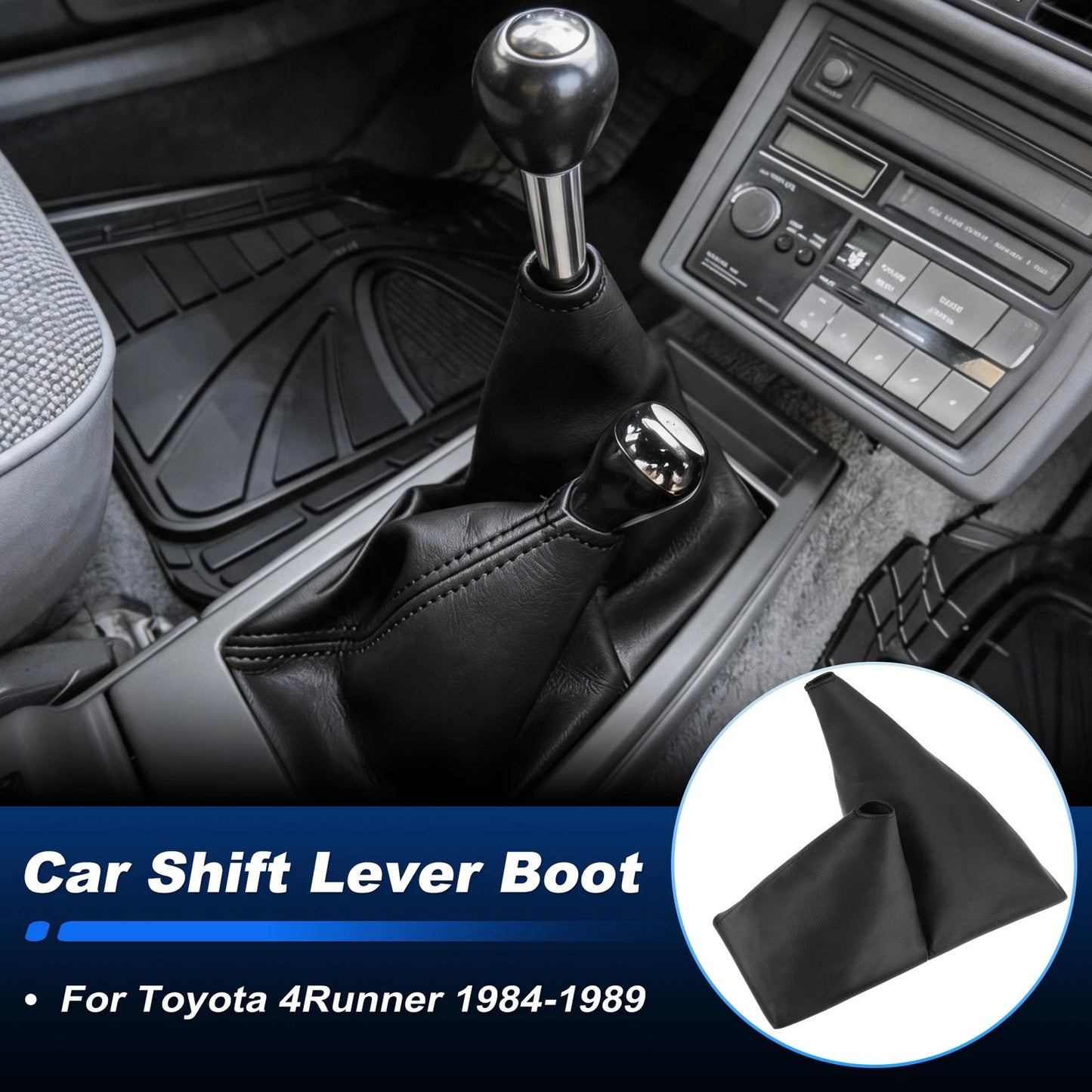 11.5" Manual Shift Boot Cover for Toyota 4Runner Pickup 1984–1989