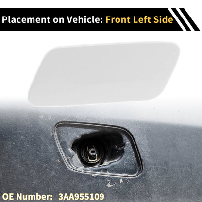 Left Headlight Washer Nozzle Cover Cap for VW Passat 3C B7 (2010–2015)