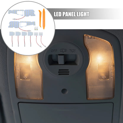 Set of 2 5050SMD 6000K Dome Lights for Toyota Alphard Vellfire (2008–2023)