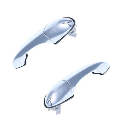 Door Handle Outer Chrome Set of 2 for BMW X5 (2000–2007)