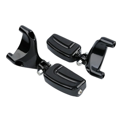 Black Passenger Footpegs for Harley Sportster 883 1200 (2004-2013)