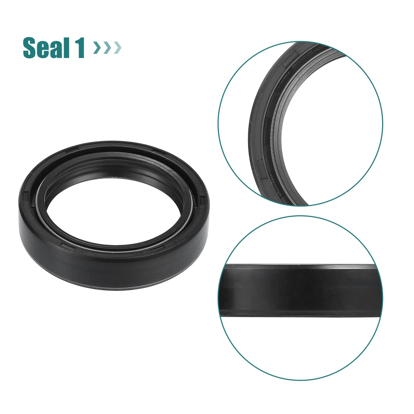 Set of 2 Fork Shock Oil Seal Dust Seal for Yamaha FZX750 (1986–1990)