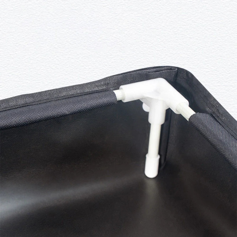 Shower Base Lightweight PVC with Drain for Garden and Outdoor