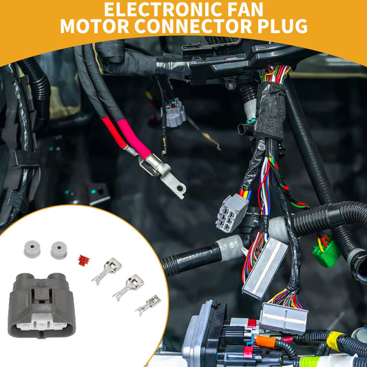 3 Pin Electronic Fan Motor Connector Plug for Toyota