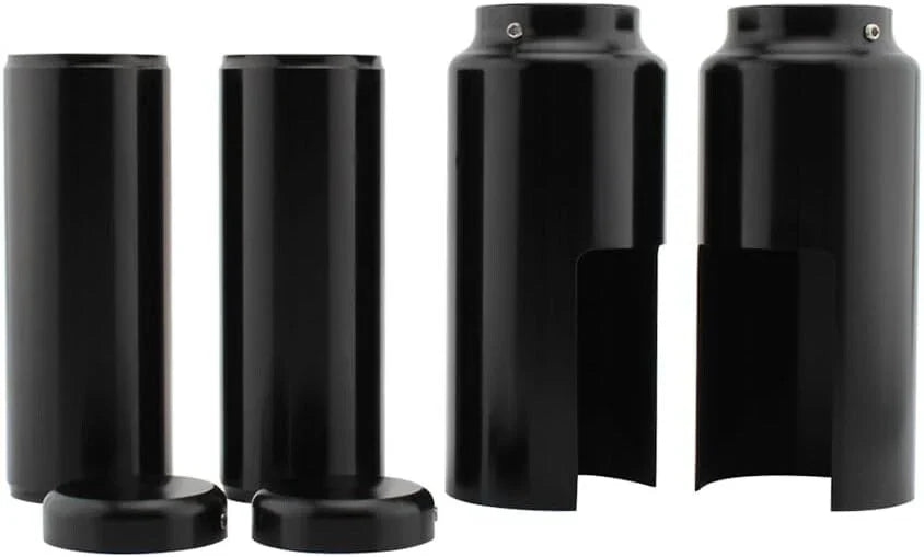 6Pcs Fork Cover Caps for Harley Street Bob FXBB (2018-2021) Black