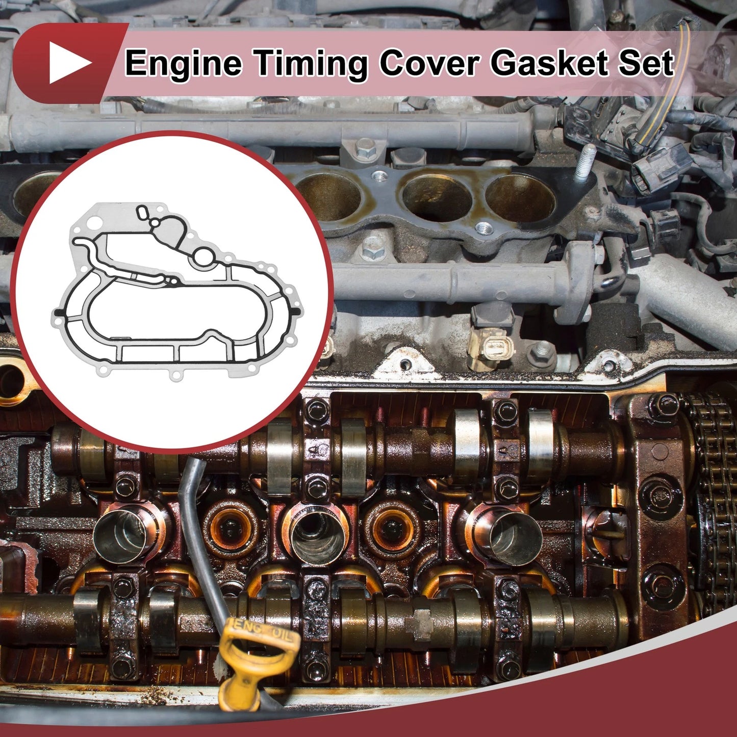 Engine Timing Cover Gasket Set No. 31251345 for Volvo 3.0L 3.2L