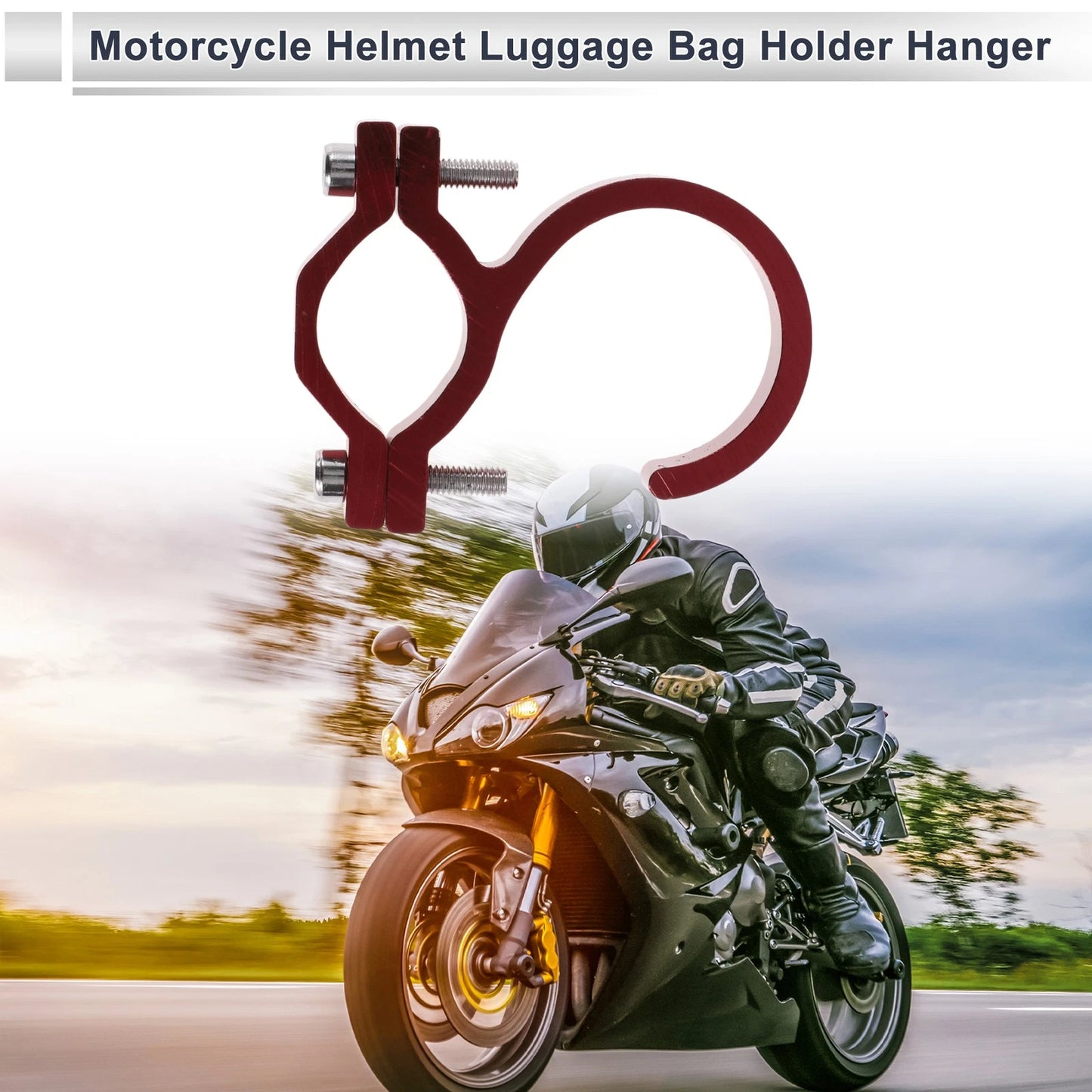 Arc Aluminum Alloy Hanging Hook for Motorcycle (Hexagon Wrench Gasket)