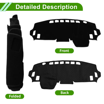 Dashboard Cover for Mitsubishi Delica Mini B34A B35A B37A B38A (Black)