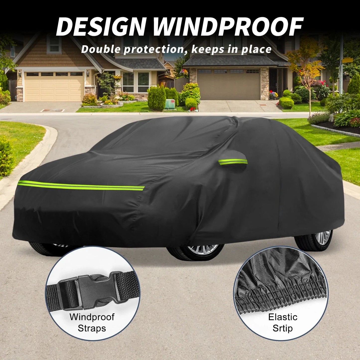 Waterproof 210D-PU Car Cover for BMW 4 Series F32/F33/F36 (2013-2020)