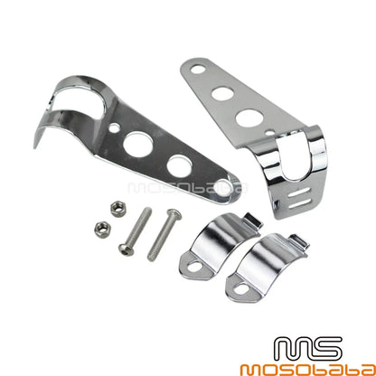 Adjustable Headlight Mount Bracket for Motorcycle 28-35mm Fork Tube