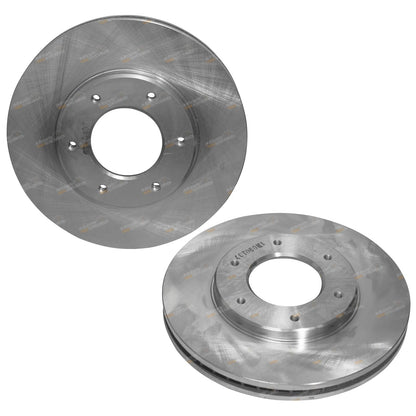 2 Front Disc Brake Rotors for Toyota Hiace (1995–2003)