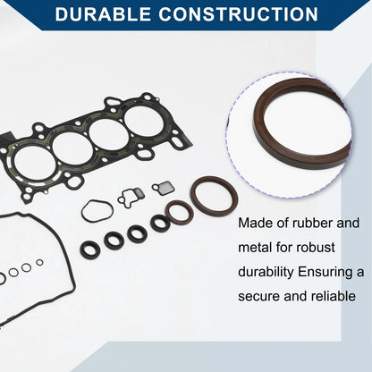 Cylinder Head Gasket Kit for Honda K24Z2/K24Z5 (2008-2015) - 1 Set