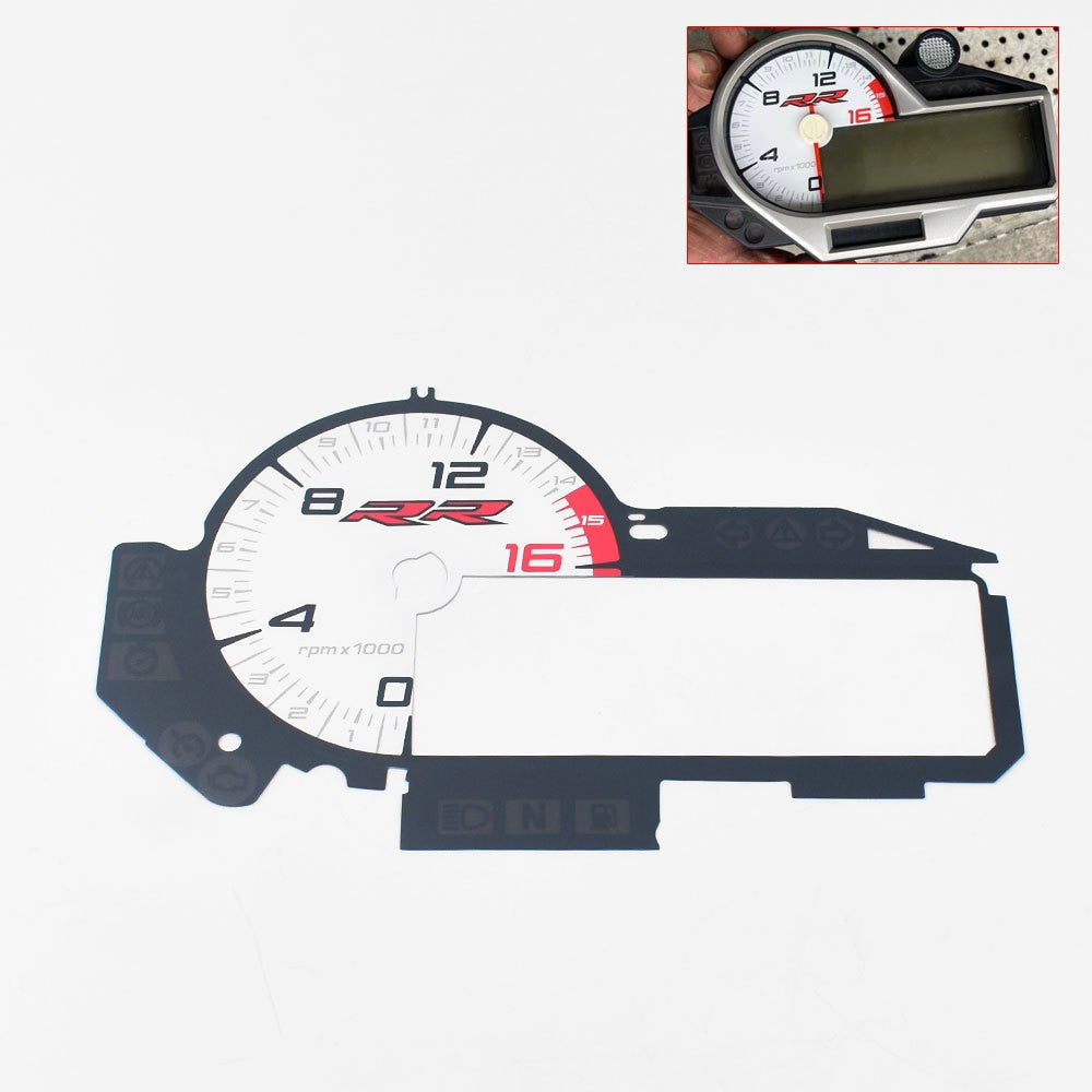 Sticker Disc for BMW S1000RR HP4 (2017–2018) Speedometer Tachometer