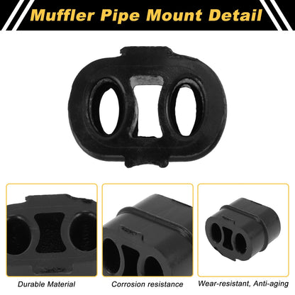 Muffler Exhaust Hanger for Chevy Cruze (2009–2018) 13276148 Rubber Black 1 pcs