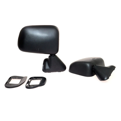 Set of 2 Black Side Mirrors for Toyota Hilux 4th Gen (1983–1988)