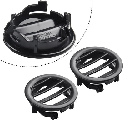 2 x Black Plastic Air Ac Vent for W204 C-CLASS (2008–2011)