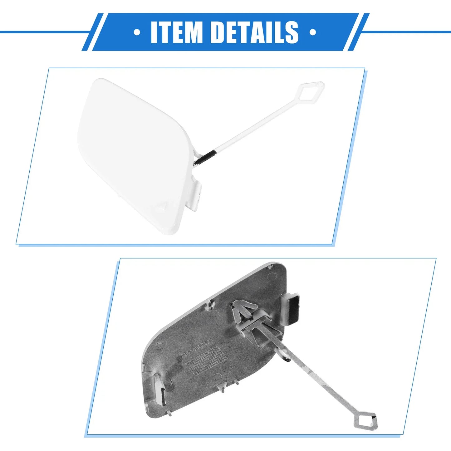 Front Bumper Tow Hook Eye Hole Cover for Mercedes-Benz R350 (2011-2012)