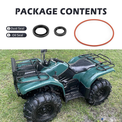 Rear Brake Panel Dust Seal O-Ring Kit for Yamaha Bruin 250 350