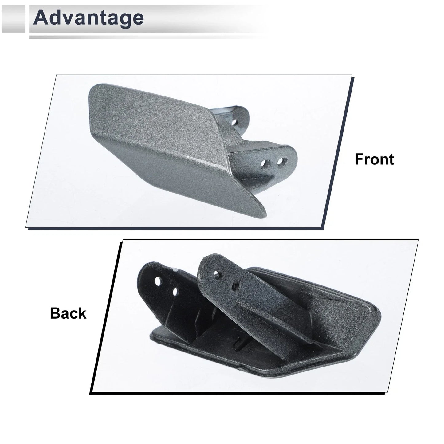 Washer Nozzle Cover Cap Front Right Bumper Headlight for BMW 320i Grey