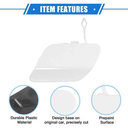 Car Rear Bumper Tow Hook Eye Cover for Mercedes-Benz C300 (2015-2021)