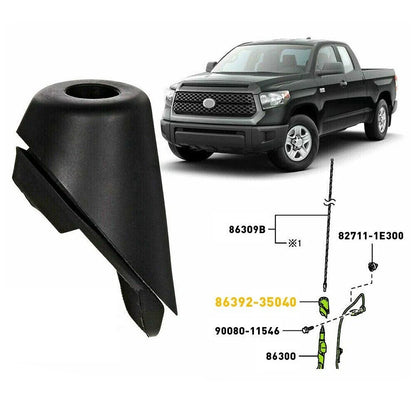 Antenna Base Black Plastic Replacement 1pc