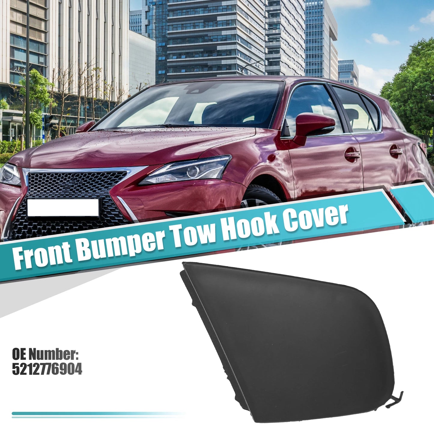 Tow Hook Cover for Lexus CT200h (2014–2017) No. 5212876904