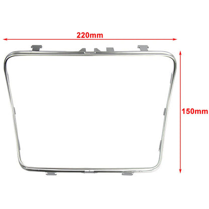 Silver Cup Holder Box Chrome Frame for Mercedes C Class W205 W253 (2015-2019)