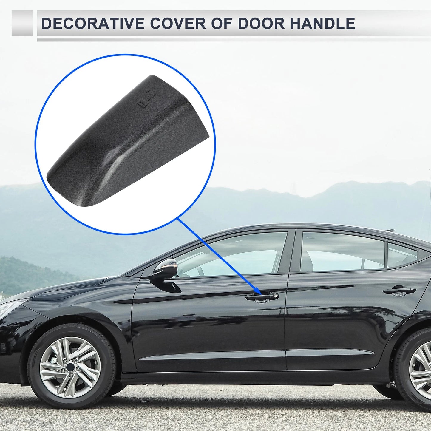 Front Left Door Handle Cover for Land Rover Range Rover (2011–2019) No.LR048299 Gray