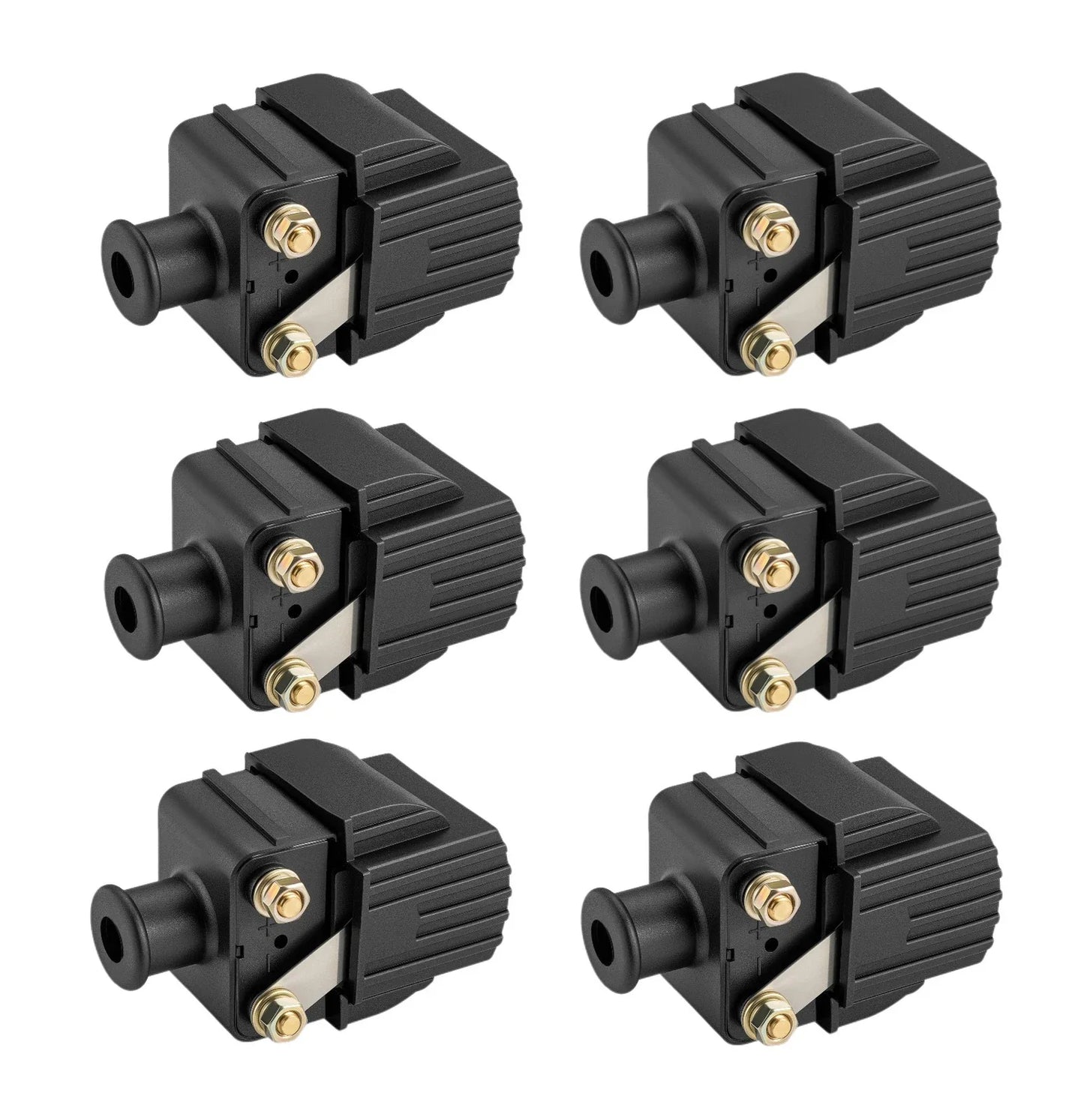 Ignition Coils 6-Pack for Mercury Outboard 25Hp Engine (1980–2006)