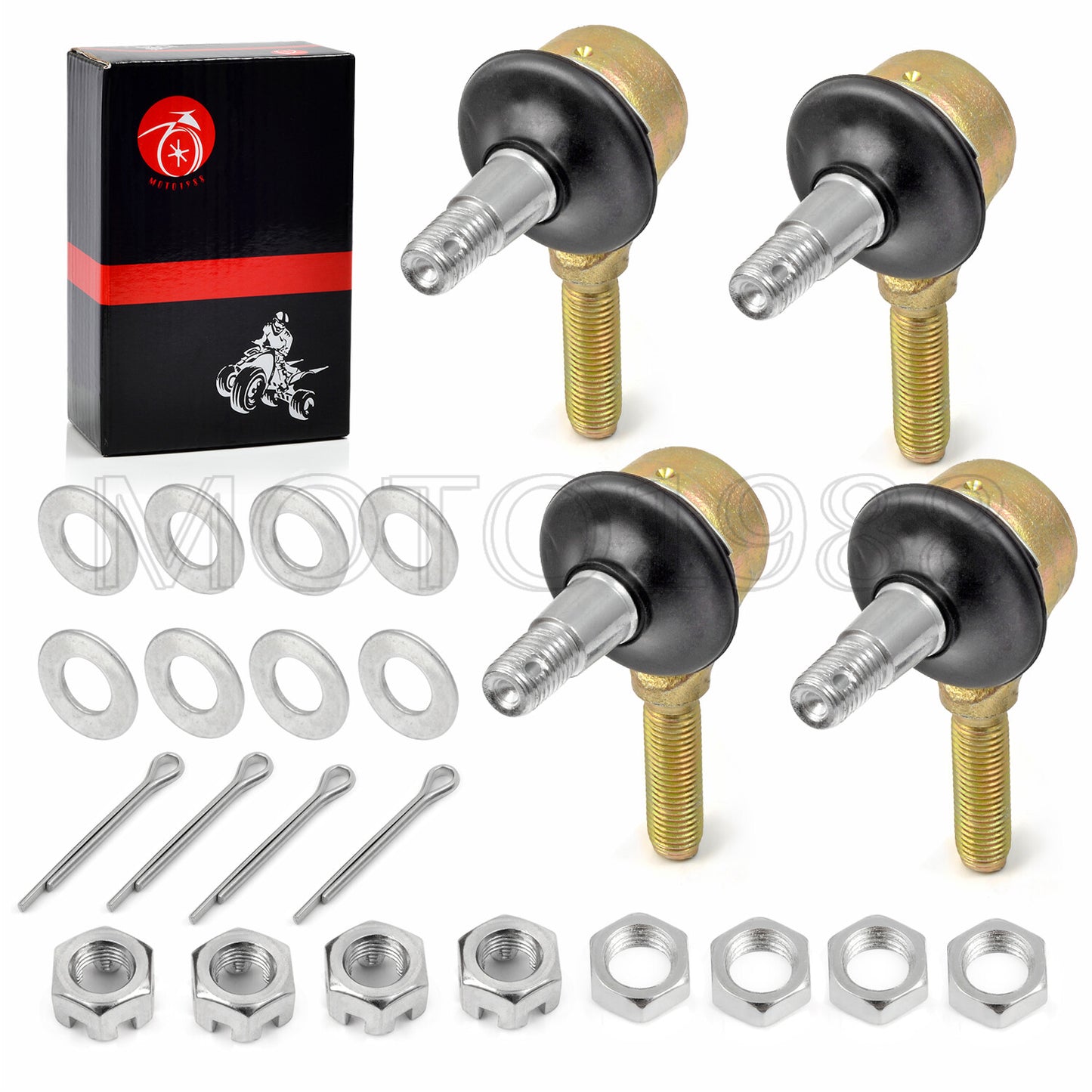 Set of 4 Tie Rod Ends for Yamaha Banshee (1987–2006)