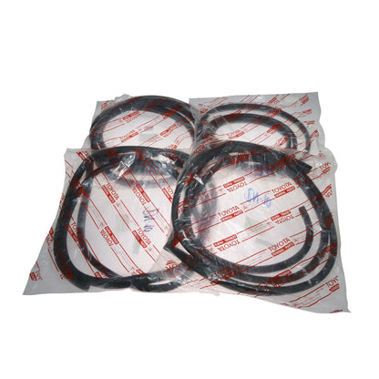 Complete Weatherstrip 4-Piece Set for Toyota Hilux 1st Gen RN10 1968-1972
