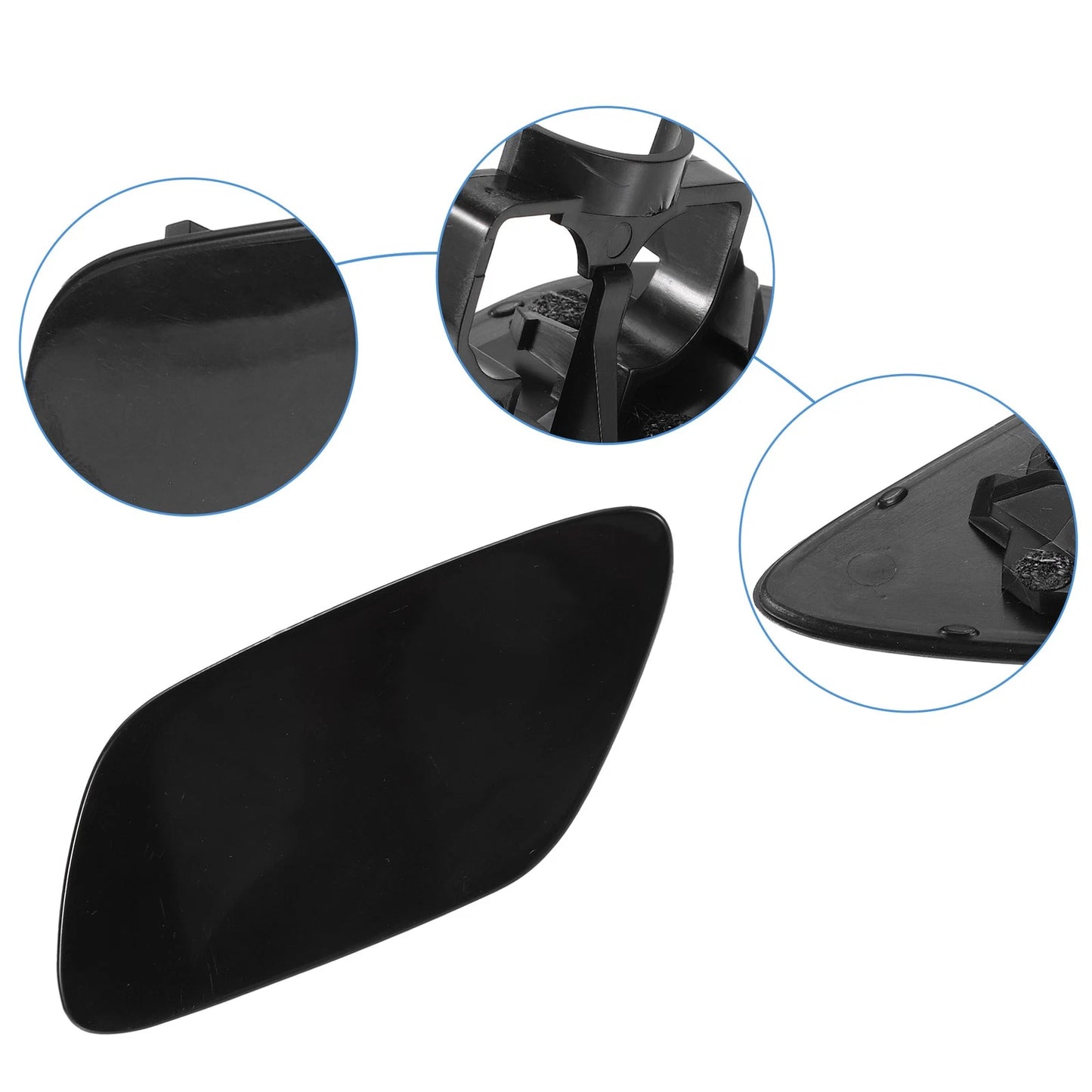 Headlight Washer Nozzle Cover Cap for BMW Z4 E89 (2009–2016) Black