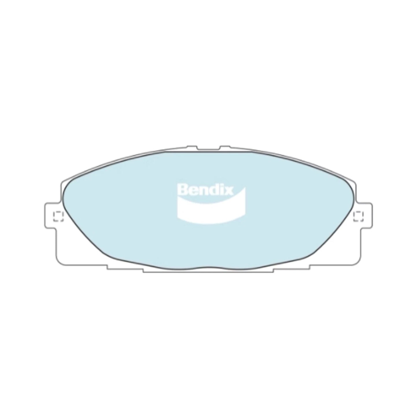 Set of 4 Bendix HD Front Disc Brake Pads for Hiace TRH 201 2005–2018