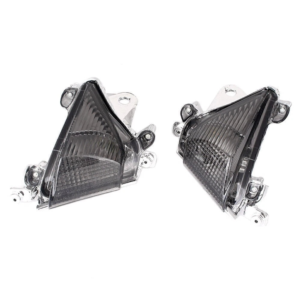 Front Turn Signal Smoke Lens Cover for Kawasaki Ninja ZX10R (2004–2005)